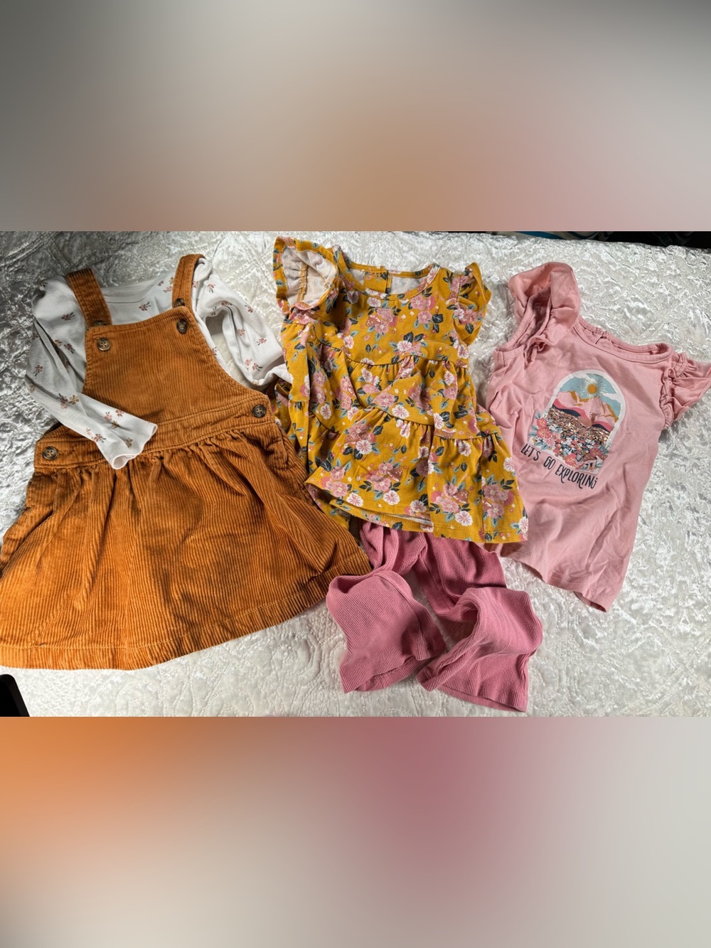 Carter’s and Isaac Mizrahi outfits